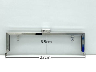 Rectangle Push-Lock Clutch Frame, 8 3/4"
