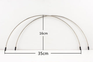 Half-Round Wire Internal Hinge Doctor Bag Frame, 13 3/4" (35 cm)