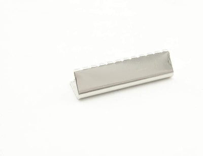 Ribbon End Crimp Clamp, No Loop (25mm)