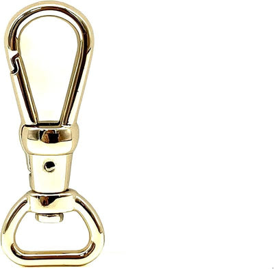 Push-Gate Swivel Clasp, Small D Eye (1/2")