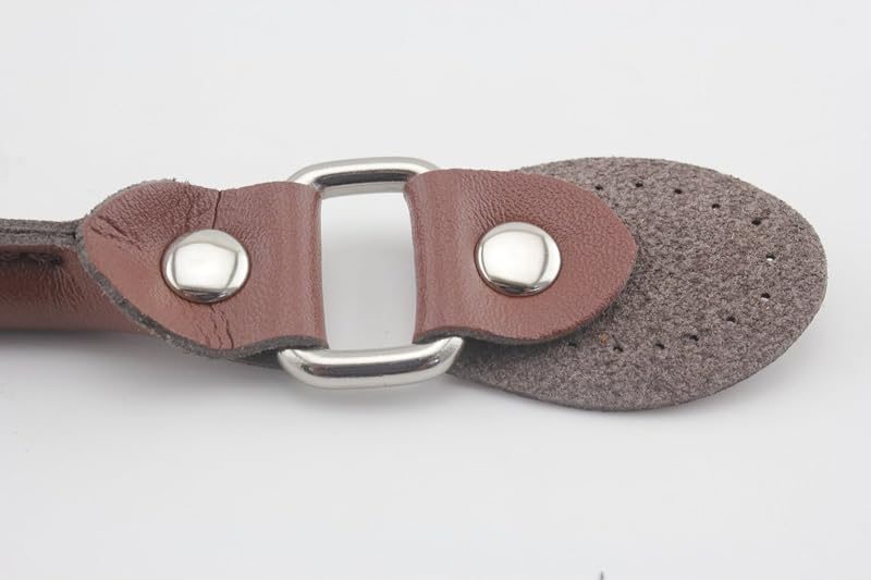 Sew-In Microfiber PU Leather Purse Handles with Alloy Clasps