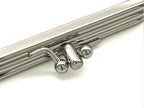 Rectangle Double-Pocket Glue-In Kiss-Lock Purse Frame, 4" x 2" (10 x 5 cm)