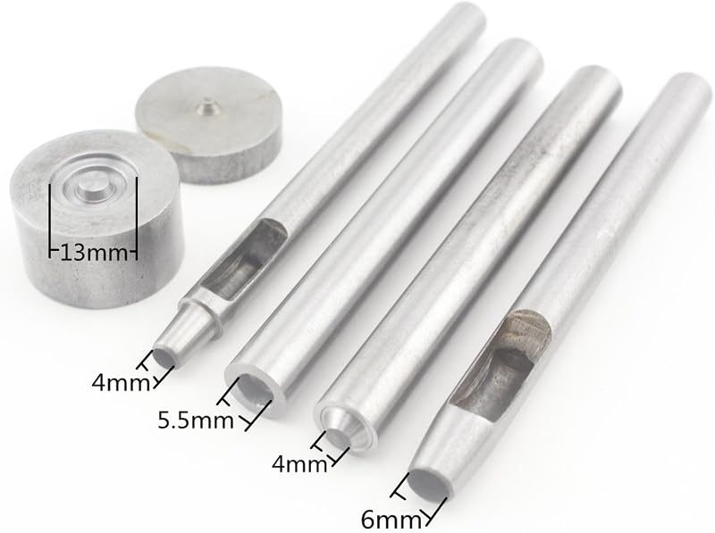 Open-Ring Snap Fastener Setting Tool