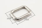 Rectangle ring 1" (25 mm) iron for buckle straps bags belt purse hardware making,bag replacement Nickel