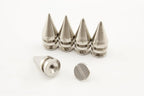 Zinc Alloy Screw in Bullet Rivet Spike Studs Spots for Leather Bag Making Clothing Shoes