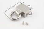 Edge Wallet Clutch Chain Strap Connector Anchor Clip with D Ring