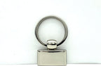 Rectangle Key Fob Hardware with Split Ring