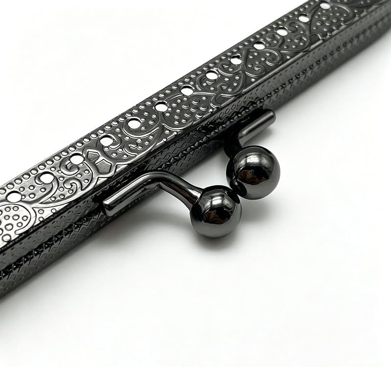 Rectangle Sew-In Kiss-Lock Purse Frame, 5" x 2 1/4" (12.5 x 5.5 cm)