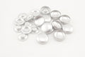 Buttons to Cover Aluminium Fabric Self Cover Button Kit with Flat Back Wholesale Size 20 Diameter