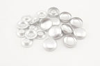 Buttons to Cover Aluminium Fabric Self Cover Button Kit with Flat Back Wholesale Size 20 Diameter