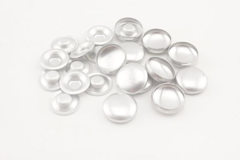 Buttons to Cover Aluminium Fabric Self Cover Button Kit with Flat Back Wholesale Size 20 Diameter