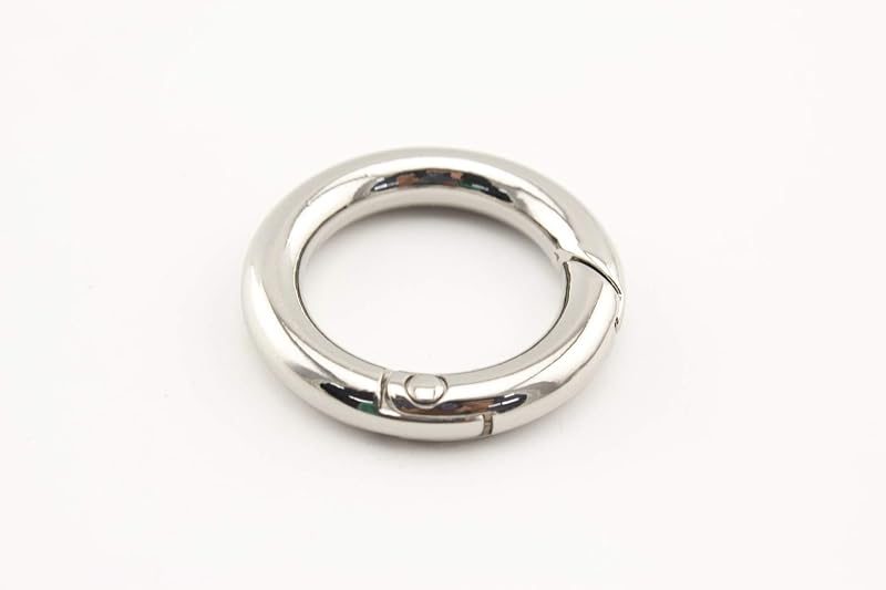 Spring Gate O Ring / zinc alloying Round Snap Clip Trigger Make for Key Handbag Purse Shoulder Strap