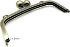 Rectangle Glue-In Kiss-Lock Purse Frame, 7 1/2" x 3 5/32" (19 x 8 cm)