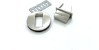 Round Twist Turn Lock Clasp Purse Closure Lock Zinc alloying for Purse Bag Wallet Clutch Making 1.3" (33 mm)