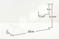 7cm width 3 tiers Clear Display stand for craft show Purse wallet clutch holder display stand