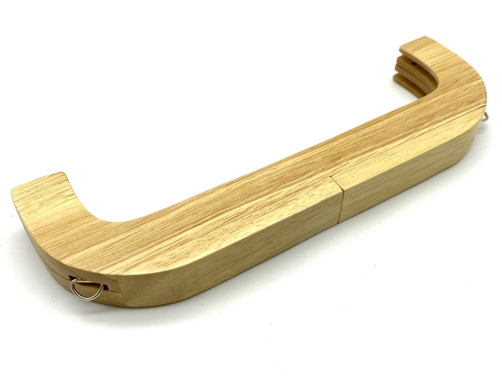 Rectangle Wood Purse Frame with Chain Loops, 10"