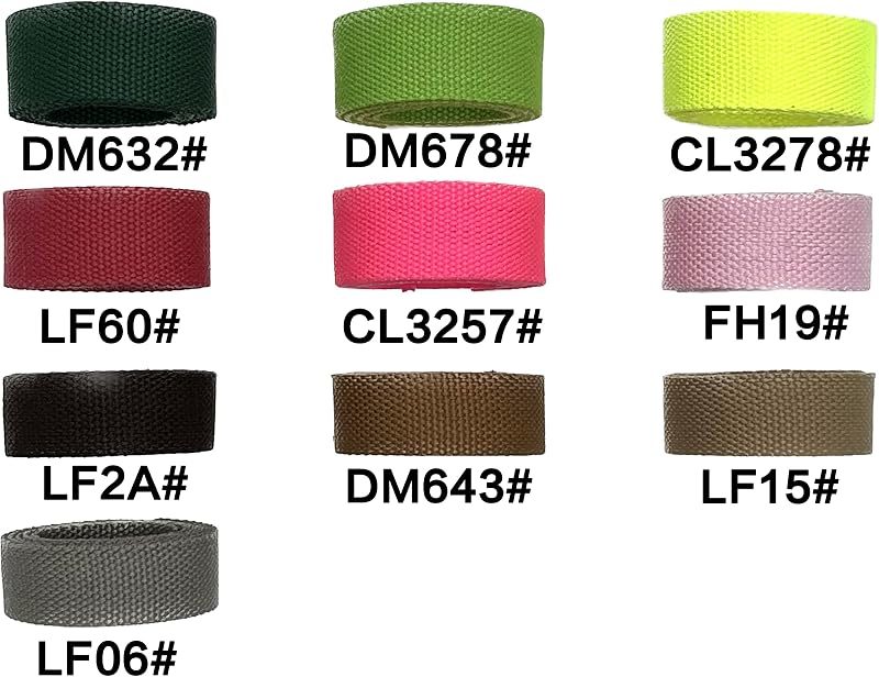 Heavy Weight Polyester Cotton Webbing Strap - Cotton-Look Webbing