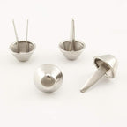 Iron Bucket Shape Purse Bag Handbag feet Bottom Stud Nail Heads Brad leathercraft Findings for Bag Making Clothing Shoes