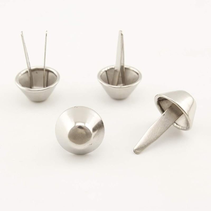 Iron Bucket Shape Purse Bag Handbag feet Bottom Stud Nail Heads Brad leathercraft Findings for Bag Making Clothing Shoes