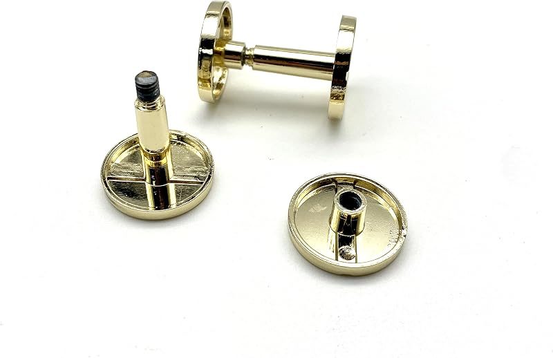 Zinc Alloy Round Chicago Binding Screw Rivets Concho Screw Button Nail Rivet for DIY Leather Decoration Bookbinding…