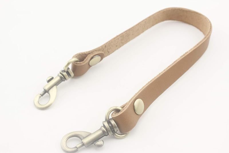 Genuine Leather Purse Handles with Clips