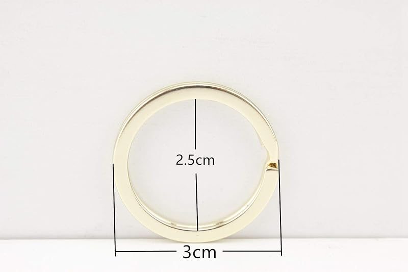 Round Split Key Ring