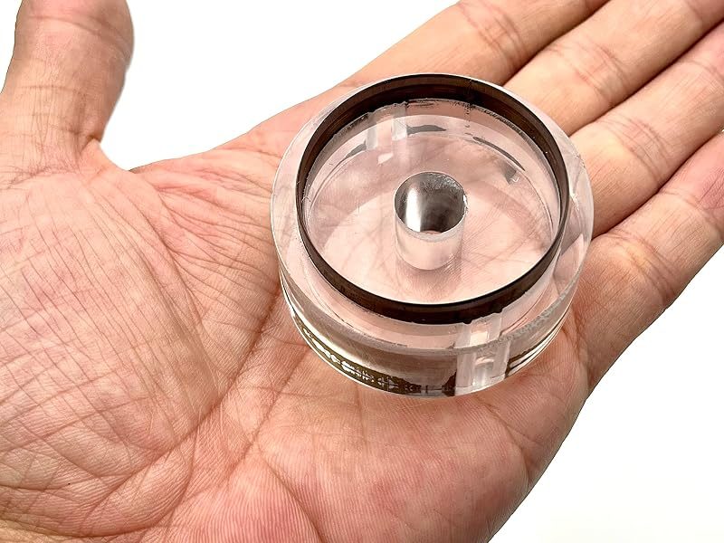 Large Round Leather Hollow Hole Punch, Clear-Base Cutter