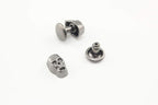 Skull Head Studs Rivets Zinc alloying Double Cup Decorative for Punk Leather Purse Bag Clothing Shoes