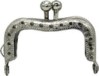 Crown Sew-In Kiss-Lock Purse Frame, 2" x 1 3/16" (5 x 3 cm)