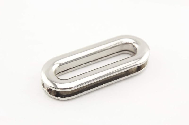 Zinc Alloying Oval Screw in Eyelet Grommet Purse Loop Handle Connectors Easy Installation Inner Width