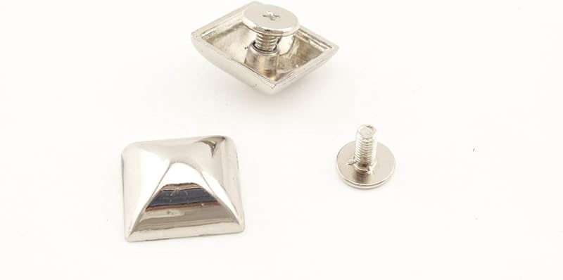 Pyramid Head Studs Rivets / Iron High Cup Decorative for Punk Leather Purse Bag Clothing Shoes - Dome Screw Rivet