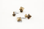 Pyramid Rivet / Double Cap, Purse Rivets Studs Spots for Leather Bag Making Clothing Shoes - Pyramid Stud