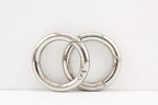 Spring Gate O Ring / zinc alloying Round Snap Clip Trigger Make for Key Handbag Purse Shoulder Strap