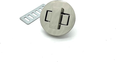 Round Twist Turn Lock Clasp Purse Closure Lock Zinc alloying for Purse Bag Wallet Clutch Making 1.3" (33 mm)