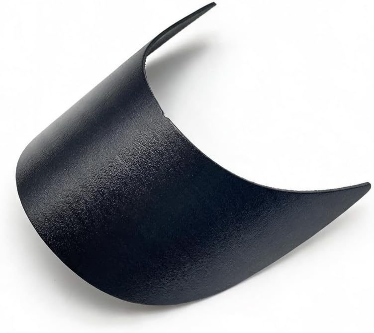 Curved PP Cap Brim Insert, Brim Blank for DIY Hat Making and Repair 10 Pieces