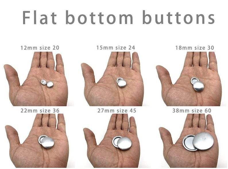 Size 45 Cover Buttons, Buttons to Cover,Self Cover Buttons with Wire Eye Wire Back and Assembly Tools,Wholesale