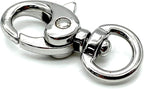 Mini Oval Trigger Clasp, Swivel Round Eye (8mm)