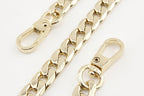 Custom Personalized Bag Purse Cuban Chain Strap Handles Replacement Extender - NK Curb Chain