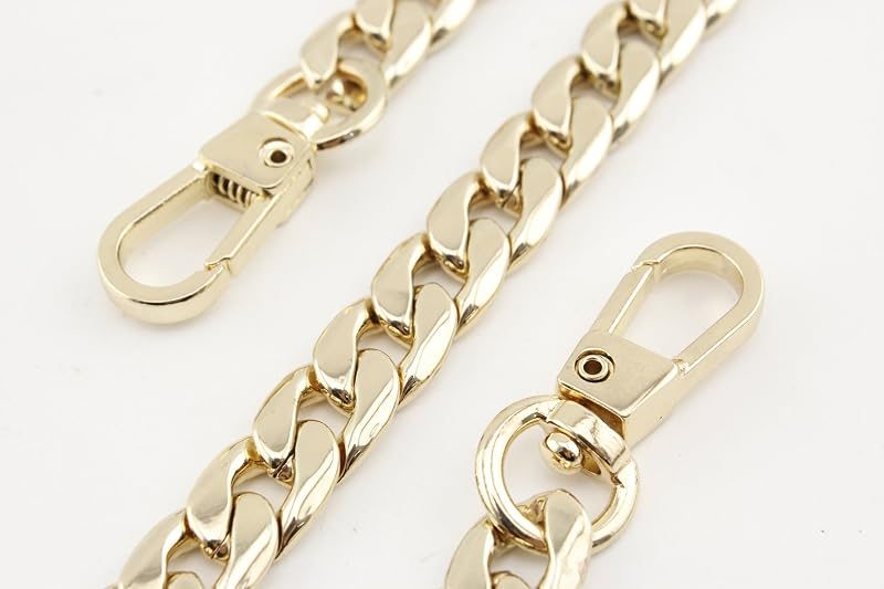 Custom Personalized Bag Purse Cuban Chain Strap Handles Replacement Extender - NK Curb Chain