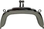 Rectangle Vintage Embossed Sew-In Kiss-Lock Purse Frame