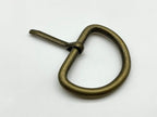 Iron D Ring pin Belt Strap Buckle Loops Clasp for Bag Purse Leather Belts Crafts Accessories