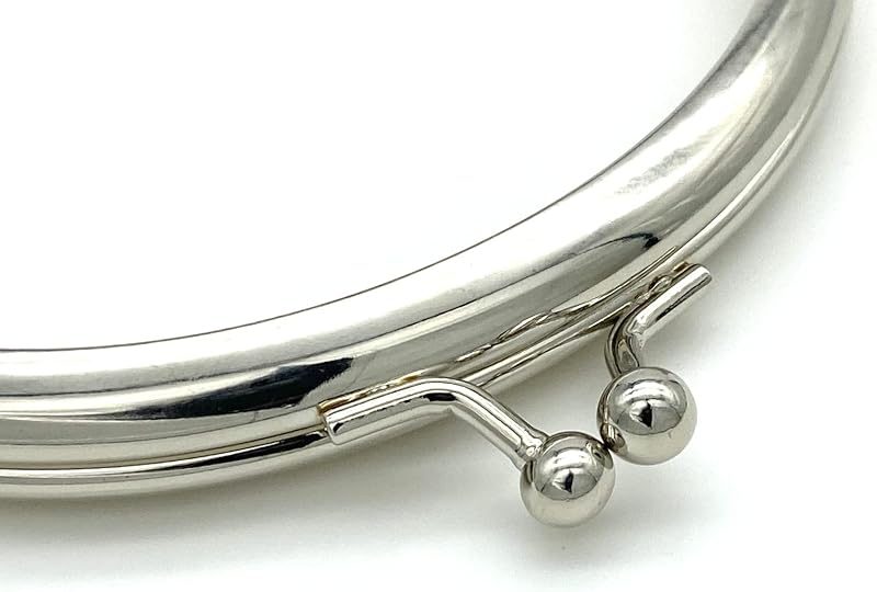 Glue-In Kiss-Lock Purse Frame, 4" x 2 5/8" (10 x 6.5 cm)