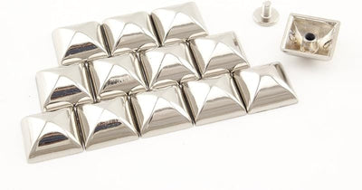Pyramid Head Studs Rivets / Iron High Cup Decorative for Punk Leather Purse Bag Clothing Shoes - Dome Screw Rivet
