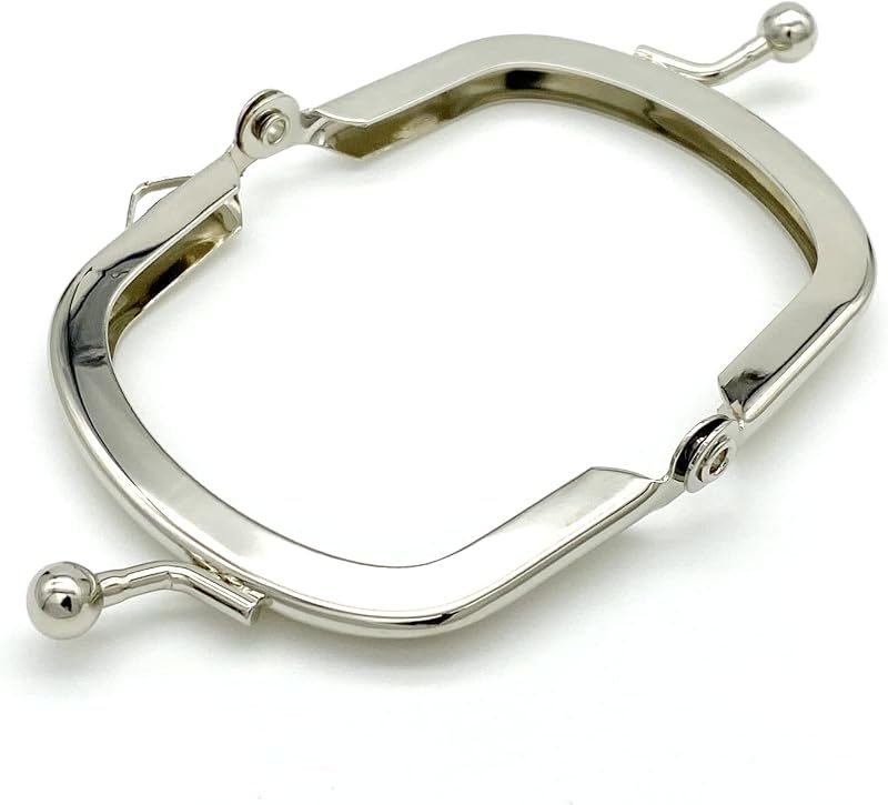 Glue-In Kiss-Lock Purse Frame, 2 3/8" x 1 3/8" (6 x 3.5 cm)