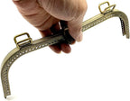 Arch Sew-In Kiss-Lock Purse Frame, 10 1/2" x 3 3/8" (26.5 x 8.5 cm)