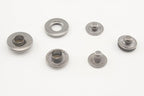 Solid Brass Open Ring snap Fastener Buttons Washable Press Stud for Sewing Leather Craft Clothing