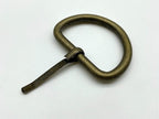 Iron D Ring pin Belt Strap Buckle Loops Clasp for Bag Purse Leather Belts Crafts Accessories