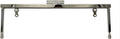 Rectangle Rhinestone Glue-In Kiss-Lock Purse Frame, 9 1/2" x 3" (24 x 7.5 cm)