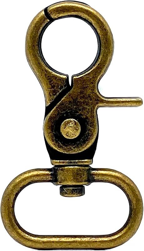 Lobster-Claw Swivel Snap Hook, D-Ring Eye