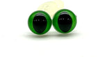 Plastic Safety Eyes with washers / 16 pcs Deep Green